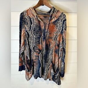 Coco + Carmen Stylish Multicolor Women's Top- size XXL